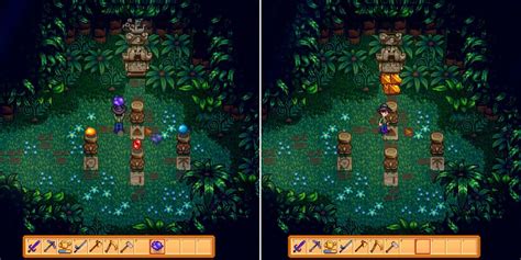 Every time it rains, a <b>bird</b> will spawn on one of the cardinal direction screens. . Stardew gem birds